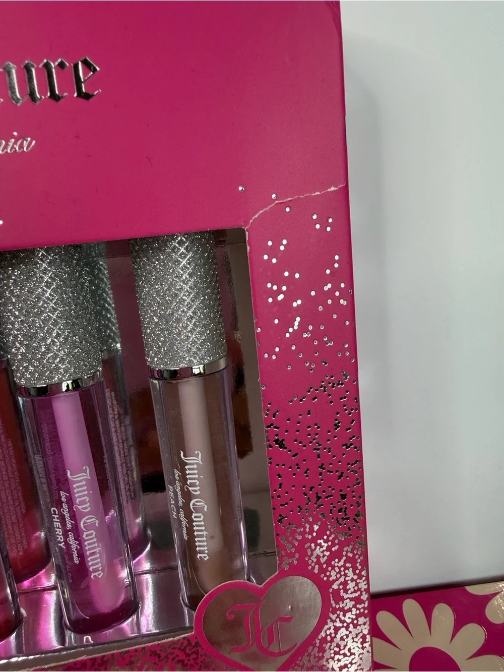 Juicy Couture Pink Lip‎ Gloss Set - Four Shimmery Pink Shades